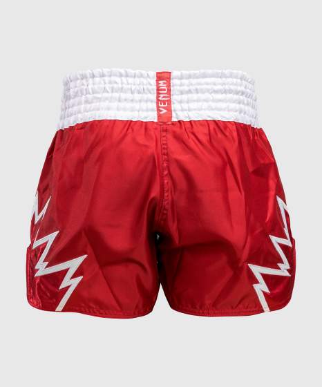 Venum Muay Thai Shorts Inferno, Rot-Weiß 3