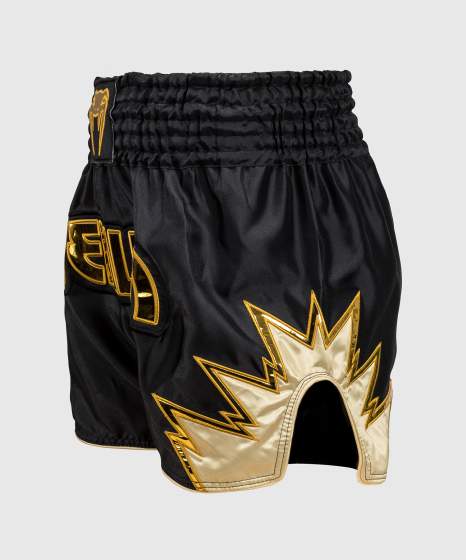 Venum Muay Thai Shorts Inferno, Schwarz-Gold 2