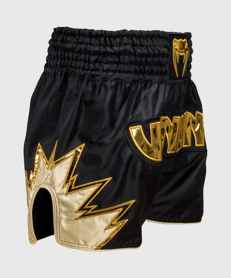 Venum Muay Thai Shorts Inferno, Schwarz-Gold 4