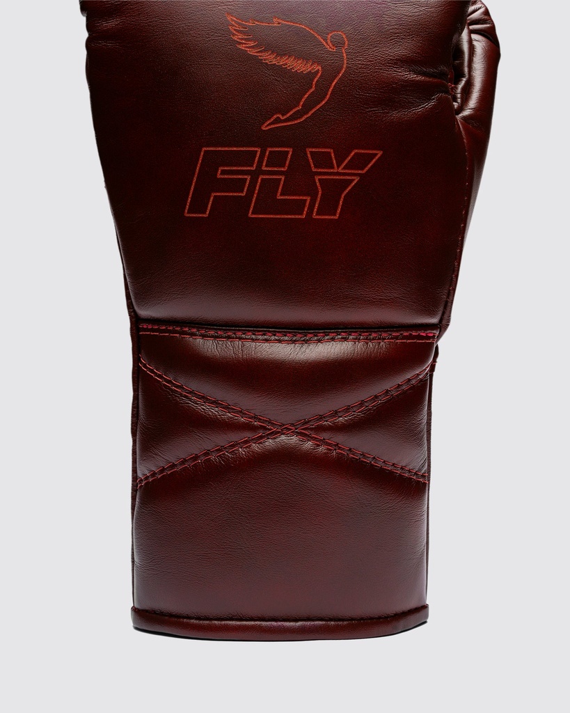 Fly Boxhandschuhe Superlace 2, Ochsenblutfarbe 7