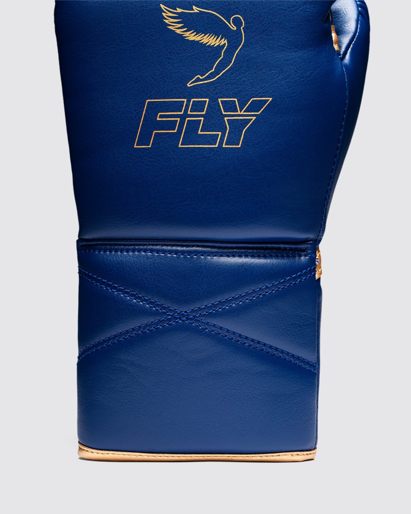 Fly Boxhandschuhe Superlace Pro X 2, Blau-Gold 5