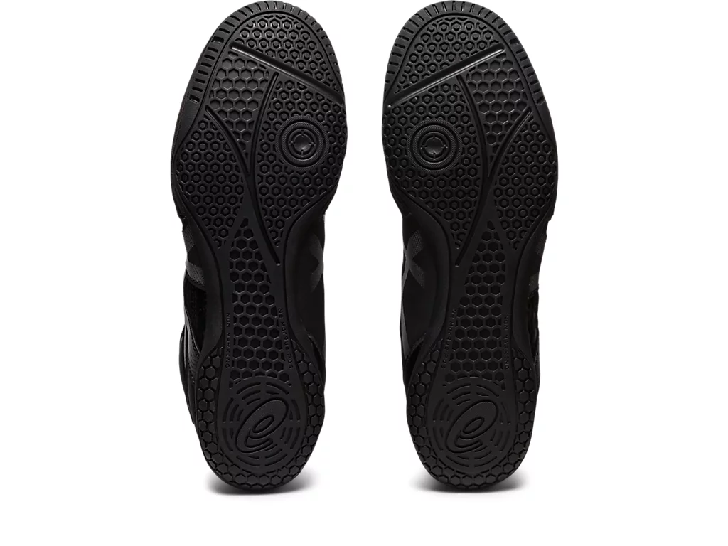 asics Ringerschuhe Matcontrol 3, Schwarz-Silber