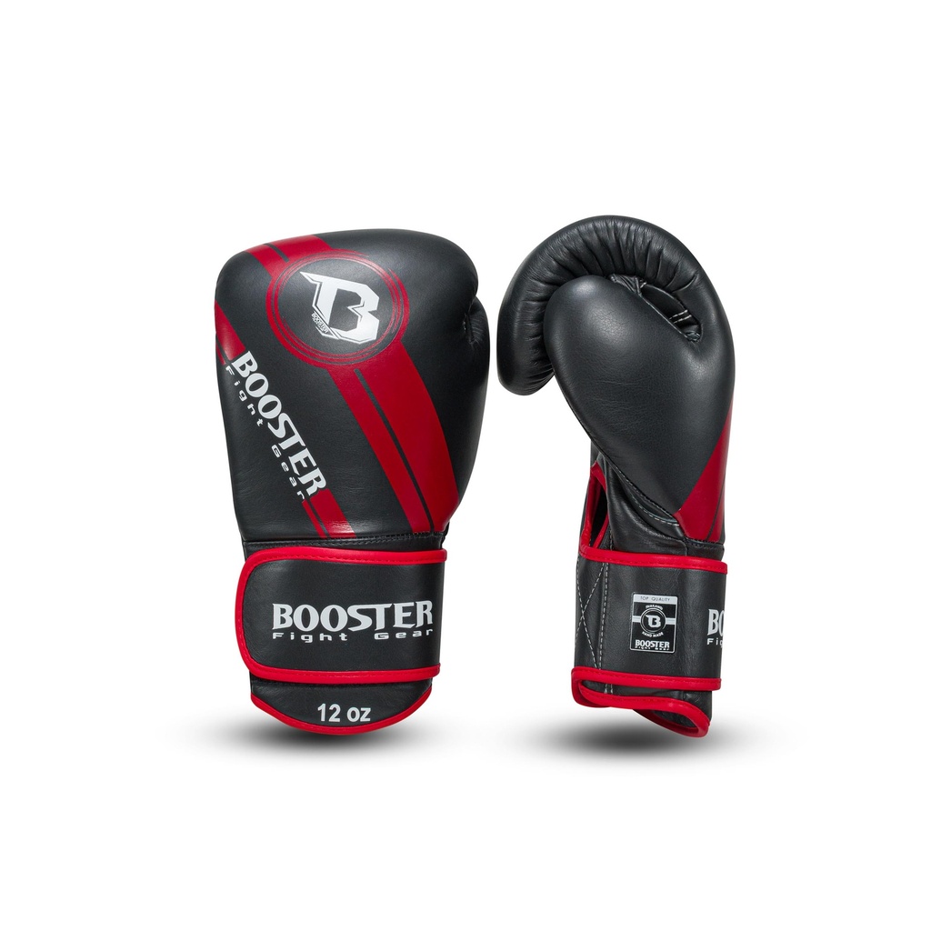 Booster Boxhandschuhe V3, Schwarz-Rot