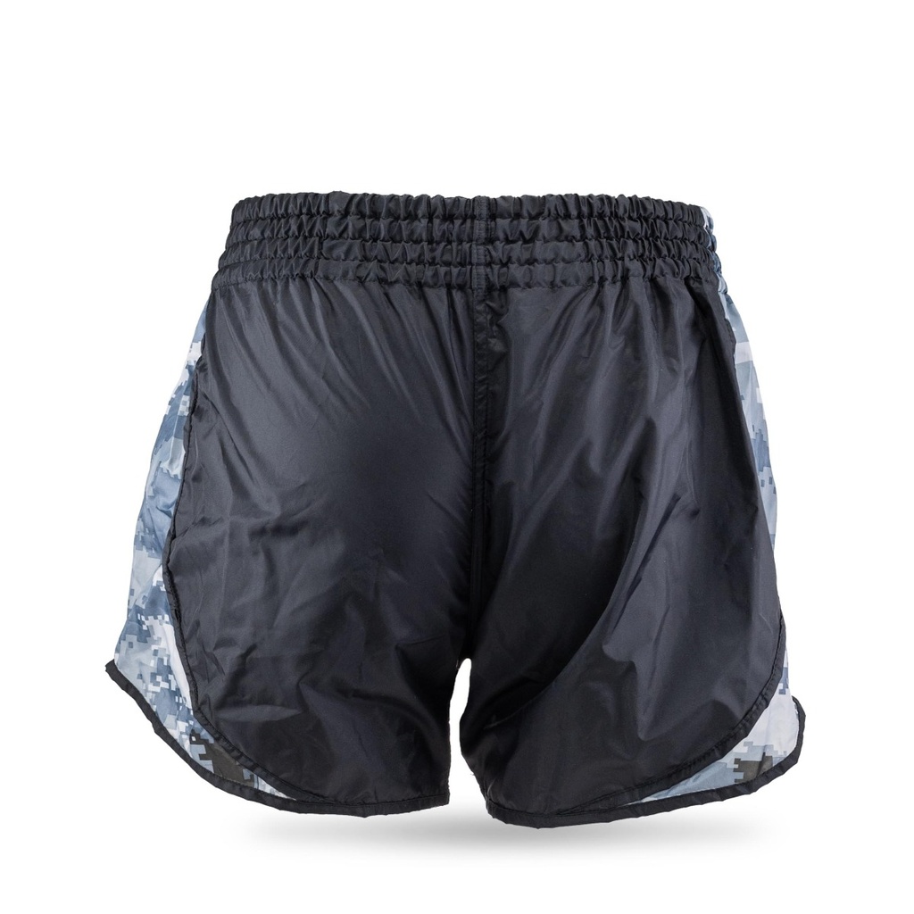 Booster Muay Thai Shorts Retro Hybrid Kids, Schwarz