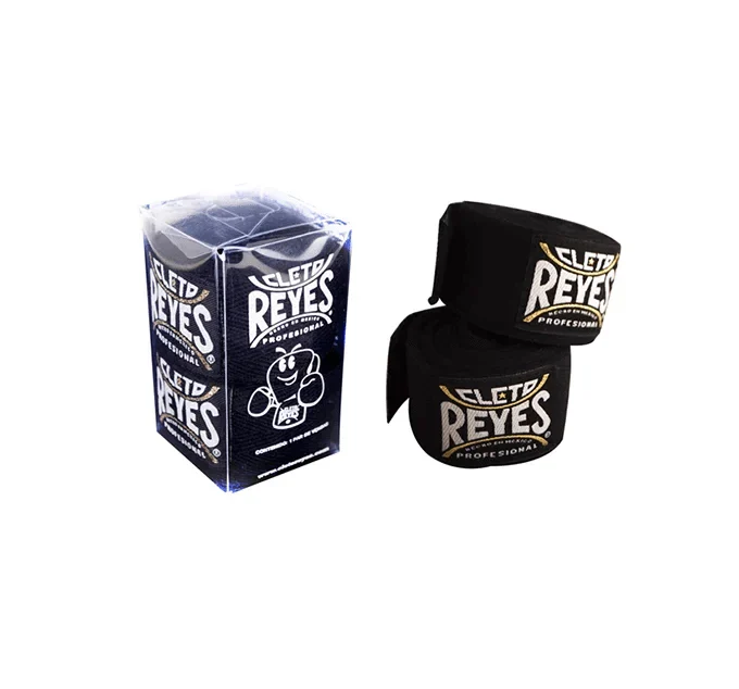 Cleto Reyes Boxbandagen Polyester, Schwarz 2