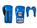 Cleto Reyes Boxhandschuhe Profight Safetec mit Schnürung, Blau