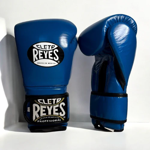 Cleto Reyes Boxhandschuhe Training Velcro, Blau 2