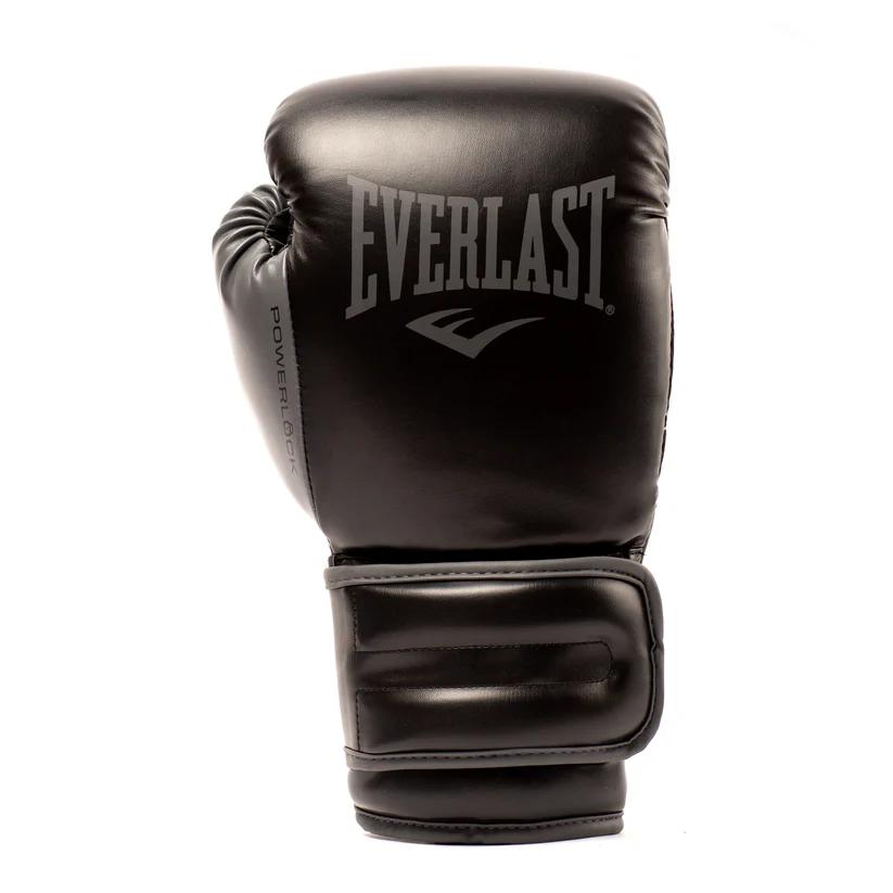 Everlast Boxhandschuhe Powerlock 2R, Schwarz-Grau