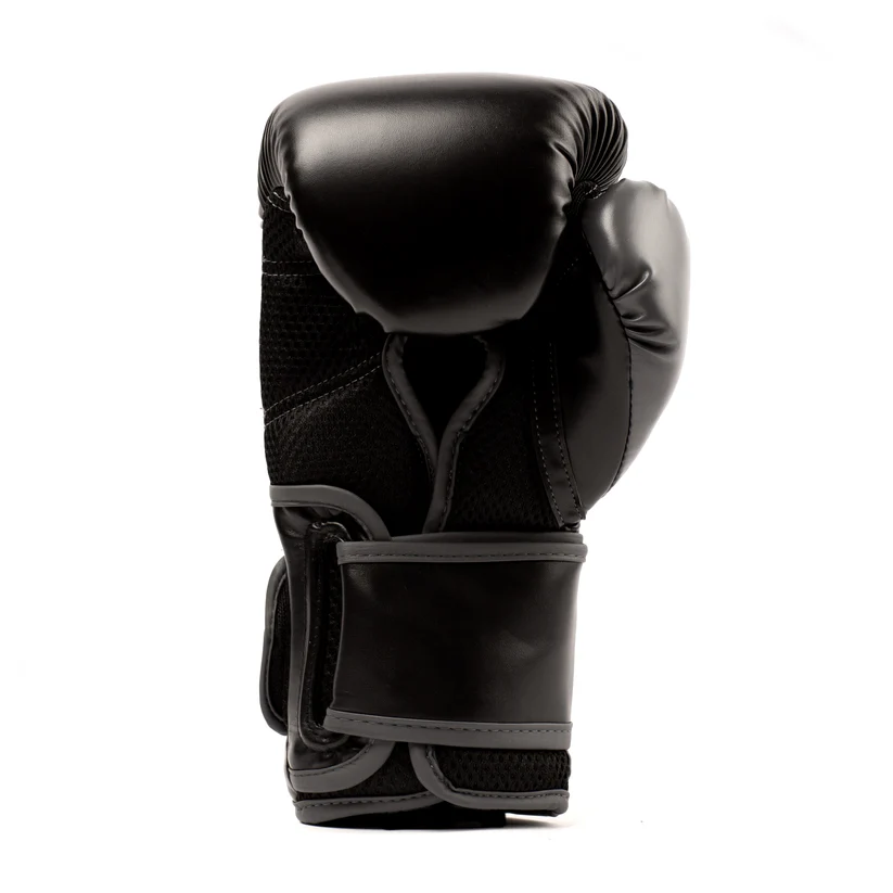 Everlast Boxhandschuhe Powerlock 2R, Schwarz-Grau
