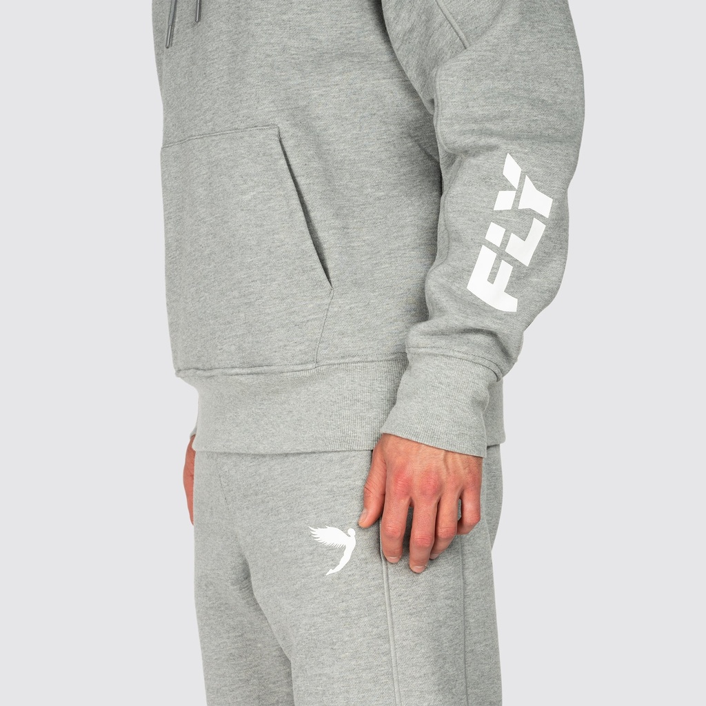 Fly Hoodie Undisputed Relaxed, Grau 5