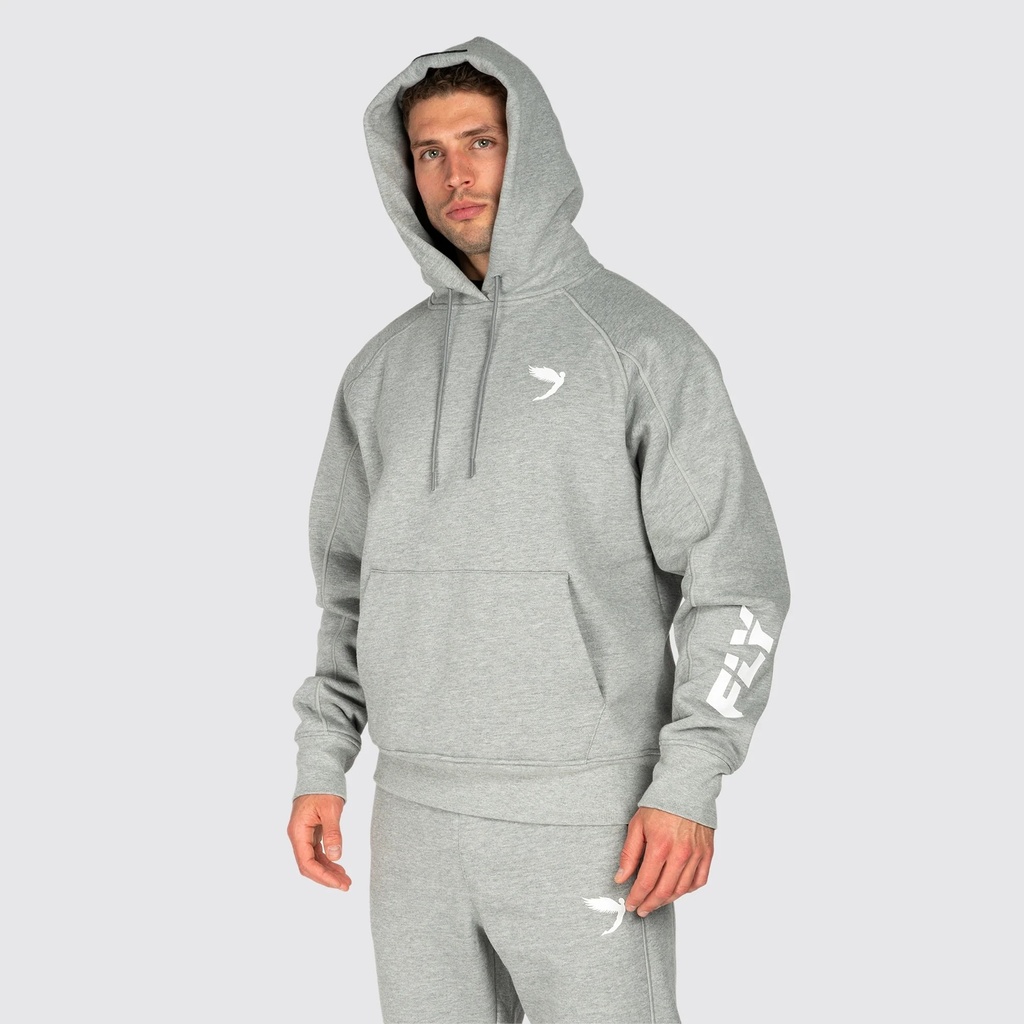 Fly Hoodie Undisputed Relaxed, Grau 8