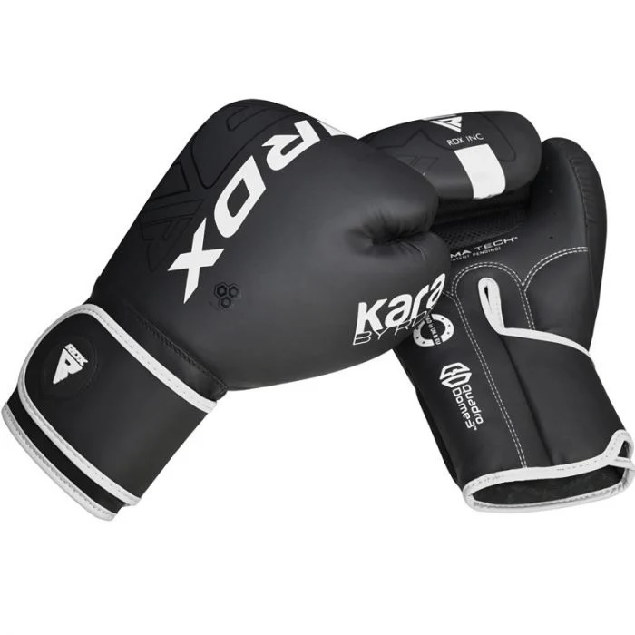 RDX Boxhandschuhe F6 Kara, Schwarz-Weiß 6