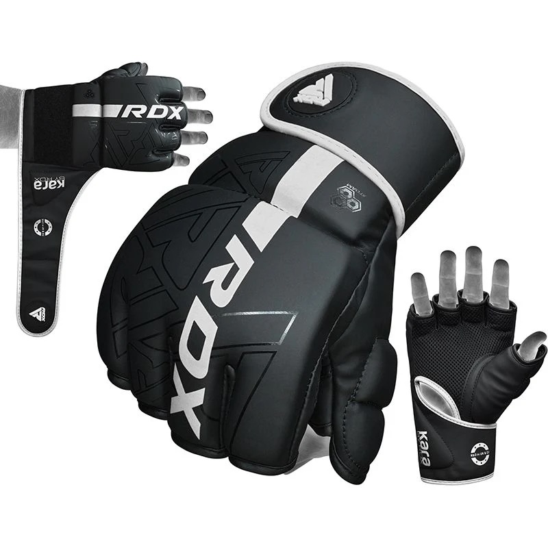 RDX MMA Handschuhe Sparring F6 Kara, Schwarz-Weiß 3