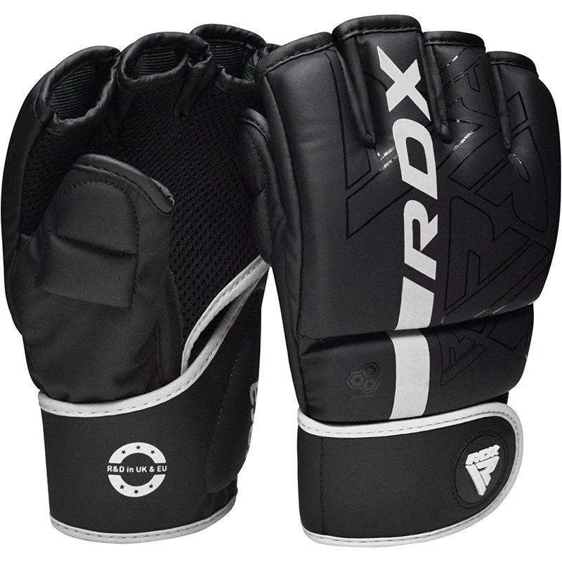 RDX MMA Handschuhe Sparring F6 Kara, Schwarz-Weiß 7