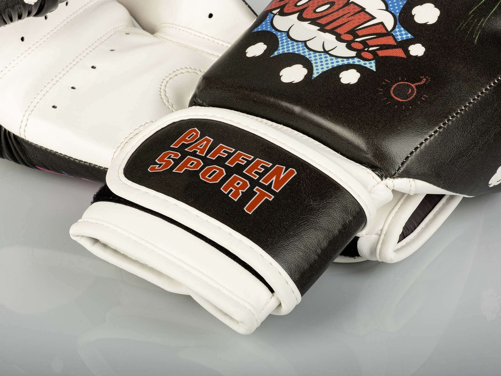 Paffen Sport Boxhandschuhe Kids Comic, Schwarz 3