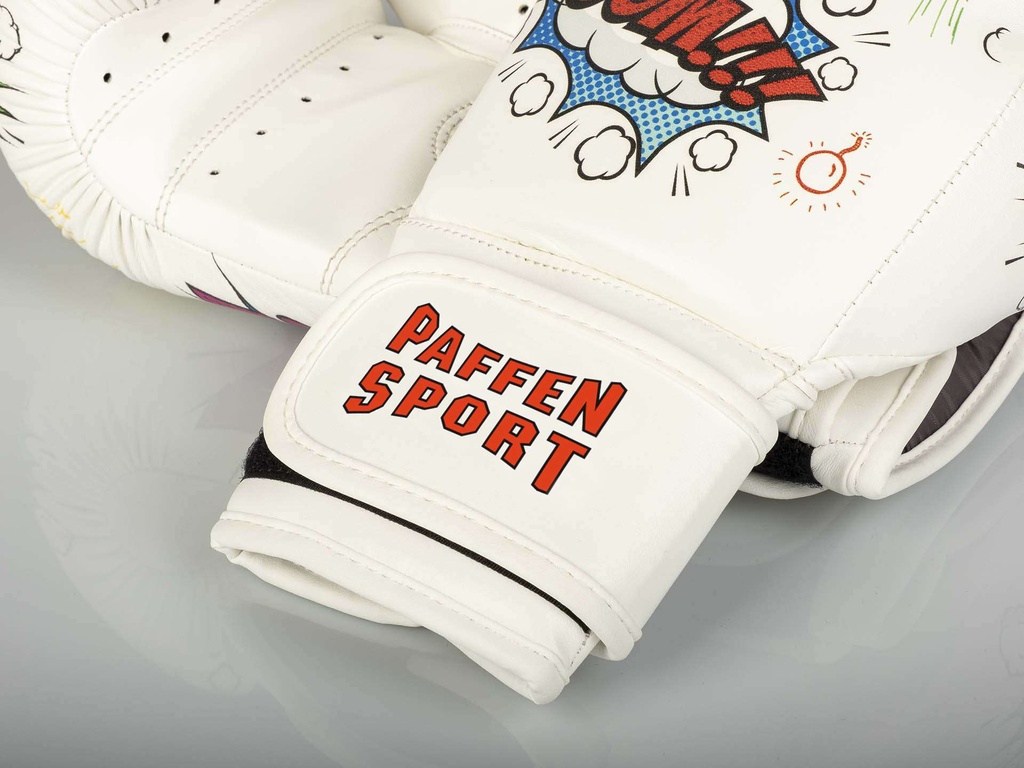 Paffen Sport Boxhandschuhe Kids Comic, Weiß 3