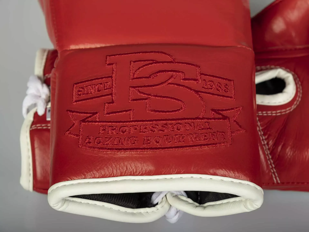 Paffen Sport Boxhandschuhe Pro Classic Fight mit Schnürung, Rot 3