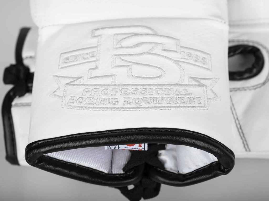 Paffen Sport Boxhandschuhe Pro Classic Fight mit Schnürung, Weiß