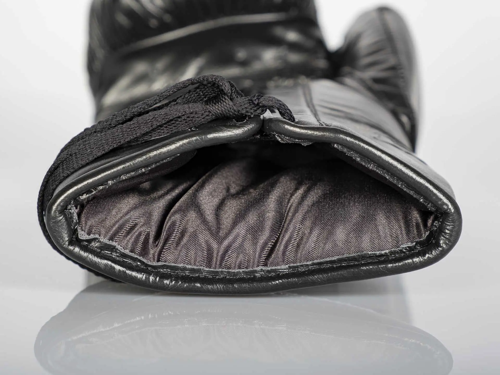 Paffen Sport Boxhandschuhe Pro Mexican Sparring mit Schnürung, Schwarz