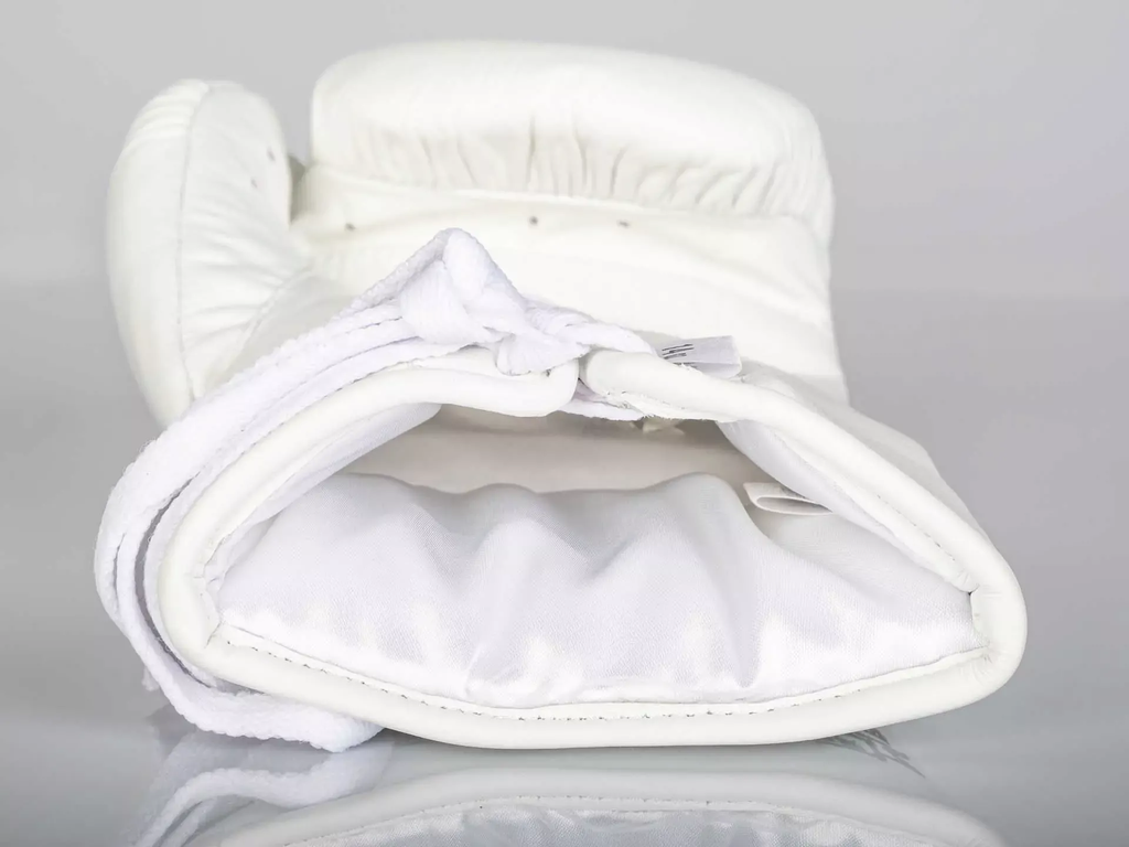 Paffen Sport Boxhandschuhe Pro Mexican Sparring mit Schnürung, Weiß