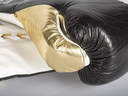 Paffen Sport Boxhandschuhe Pro Mexican TF Fight mit Schnürung, Schwarz-Gold