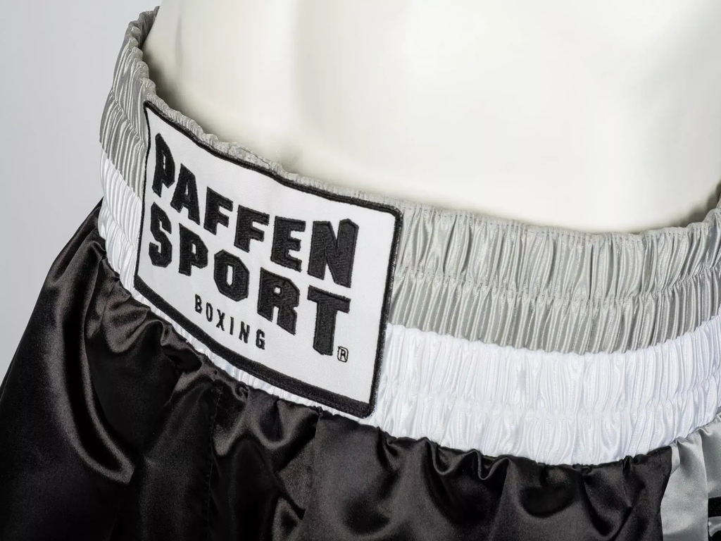 Paffen Sport Boxhosen Pro Mexican, Schwarz-Silber 2