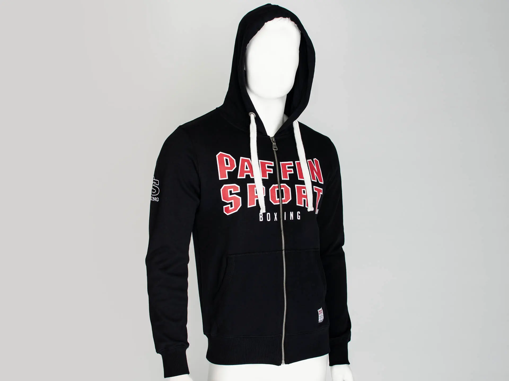 Paffen Sport Hoodie Logo Zipped, Schwarz