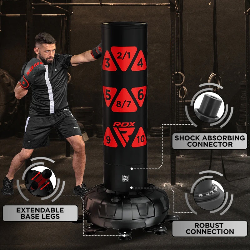 RDX Standboxsack KT Ronin 180x32cm, Schwarz-Rot 2