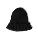 Rival Mütze aus Rippenstrick, Schwarz 2