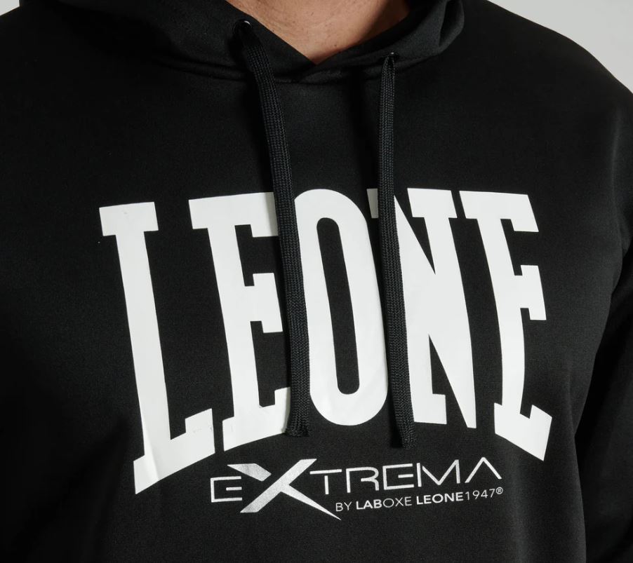 Leone Hoodie Logo, Schwarz