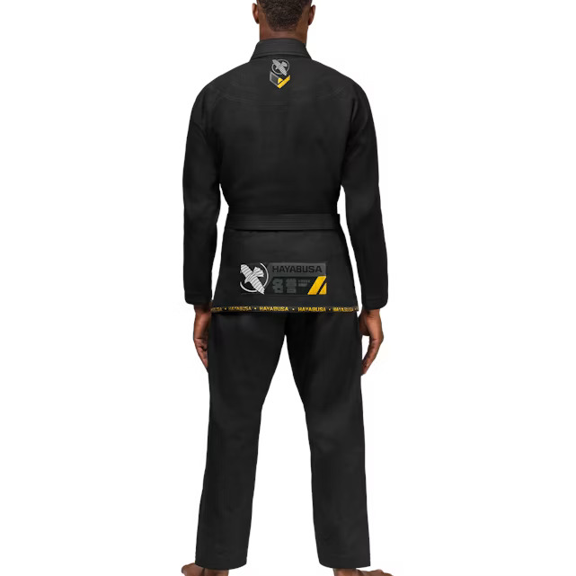 Hayabusa BJJ Gi Ascend Lightweight, Schwarz 4