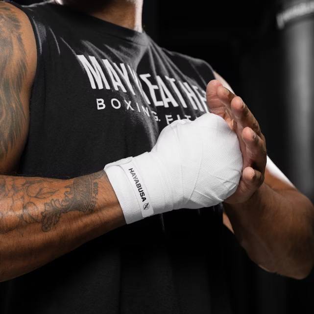 Hayabusa Boxbandagen Gauze 5cm x 4,5m, Weiß