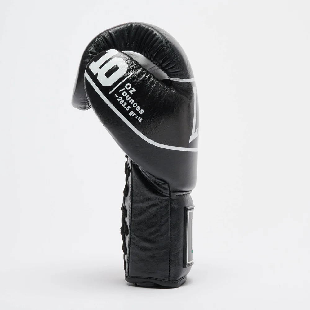 Leone Boxhandschuhe Shock Pro mit Schnürung, Schwarz 3