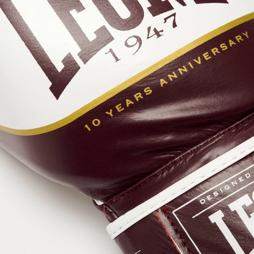 Leone Boxhandschuhe Shock X, Bordeauxrot 8