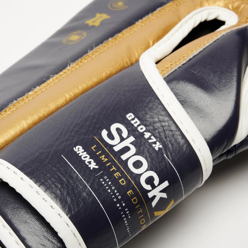 Leone Boxhandschuhe Shock X, Dunkelblau 8