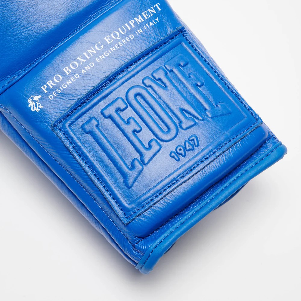 Leone Boxhandschuhe The Greatest mit Schnürung, Blau 6