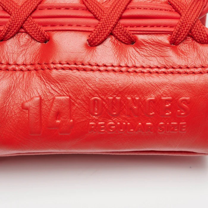 Leone Boxhandschuhe The Greatest mit Schnürung, Rot 8