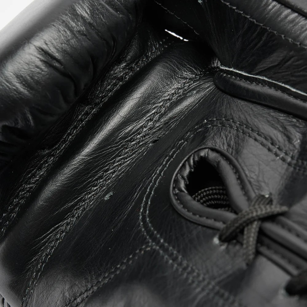 Leone Boxhandschuhe The Greatest mit Schnürung, Schwarz 10