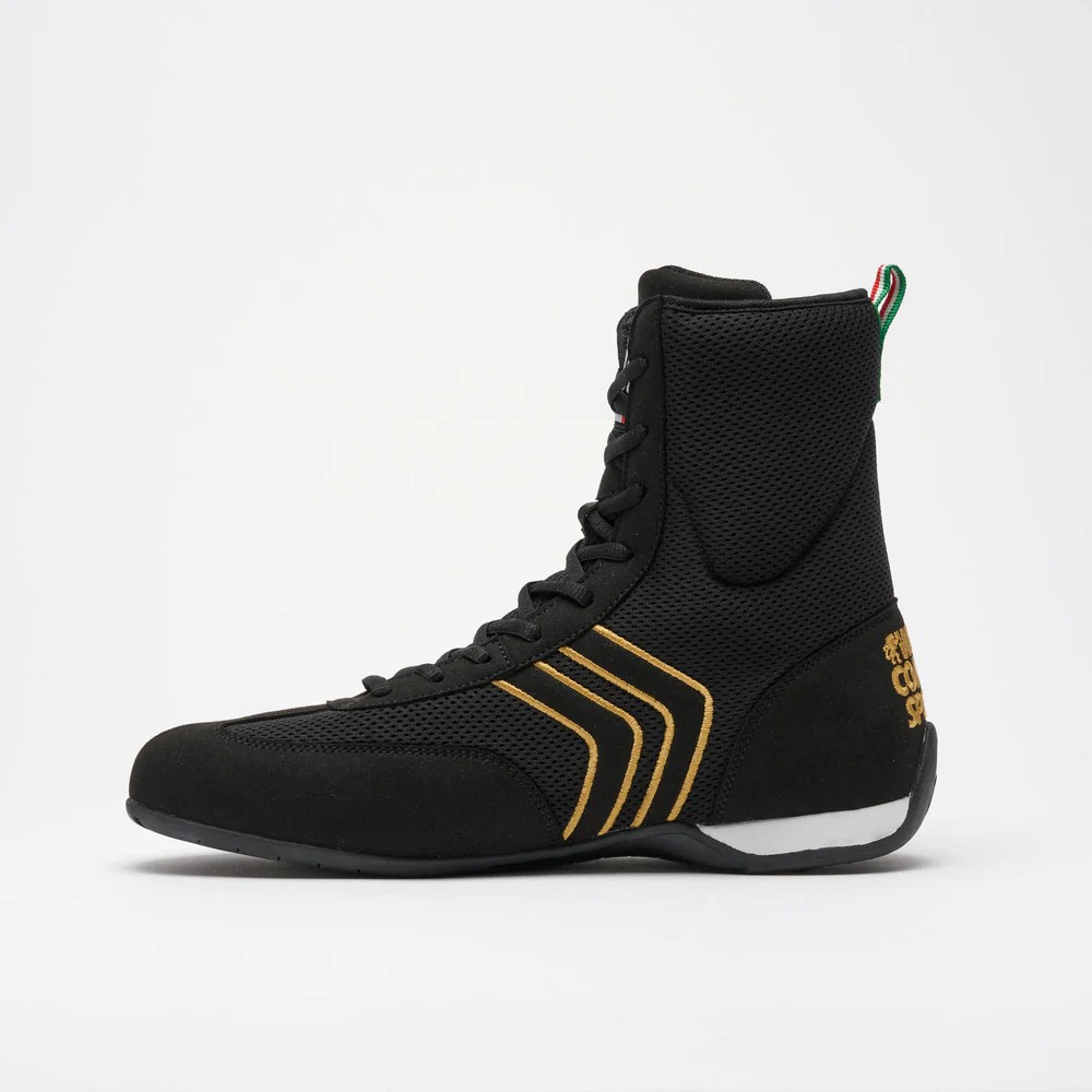 Leone Boxschuhe Hermes, Schwarz 4