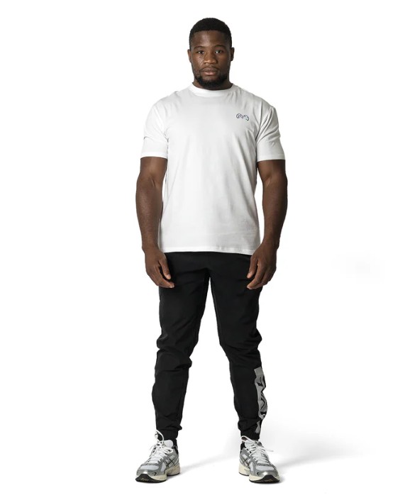 Rival T-Shirt Faded Gloves mit Spandex, Weiss