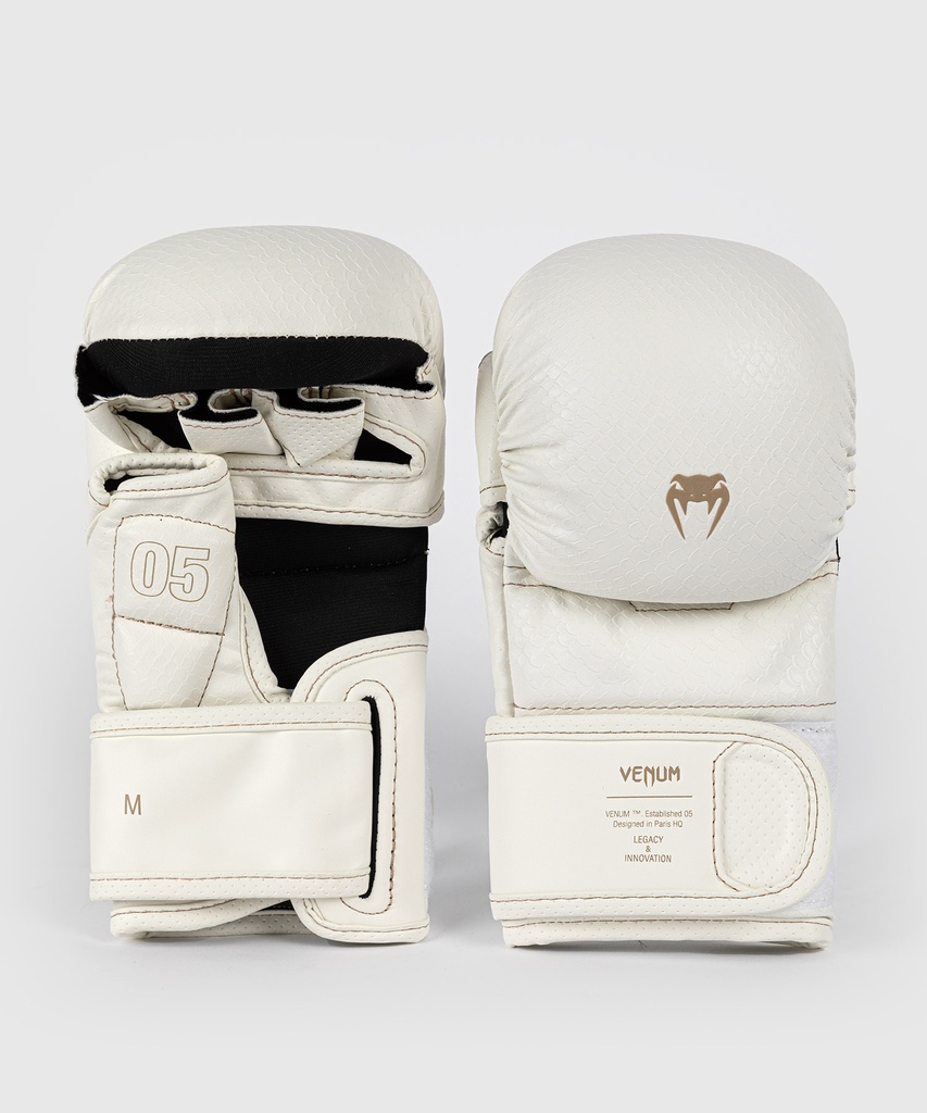 Venum MMA Handschuhe Sparring Impact Evo Scales, Elfenbein