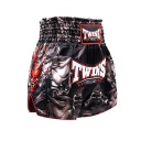 Twins Muay Thai Shorts Kabuki, Schwarz