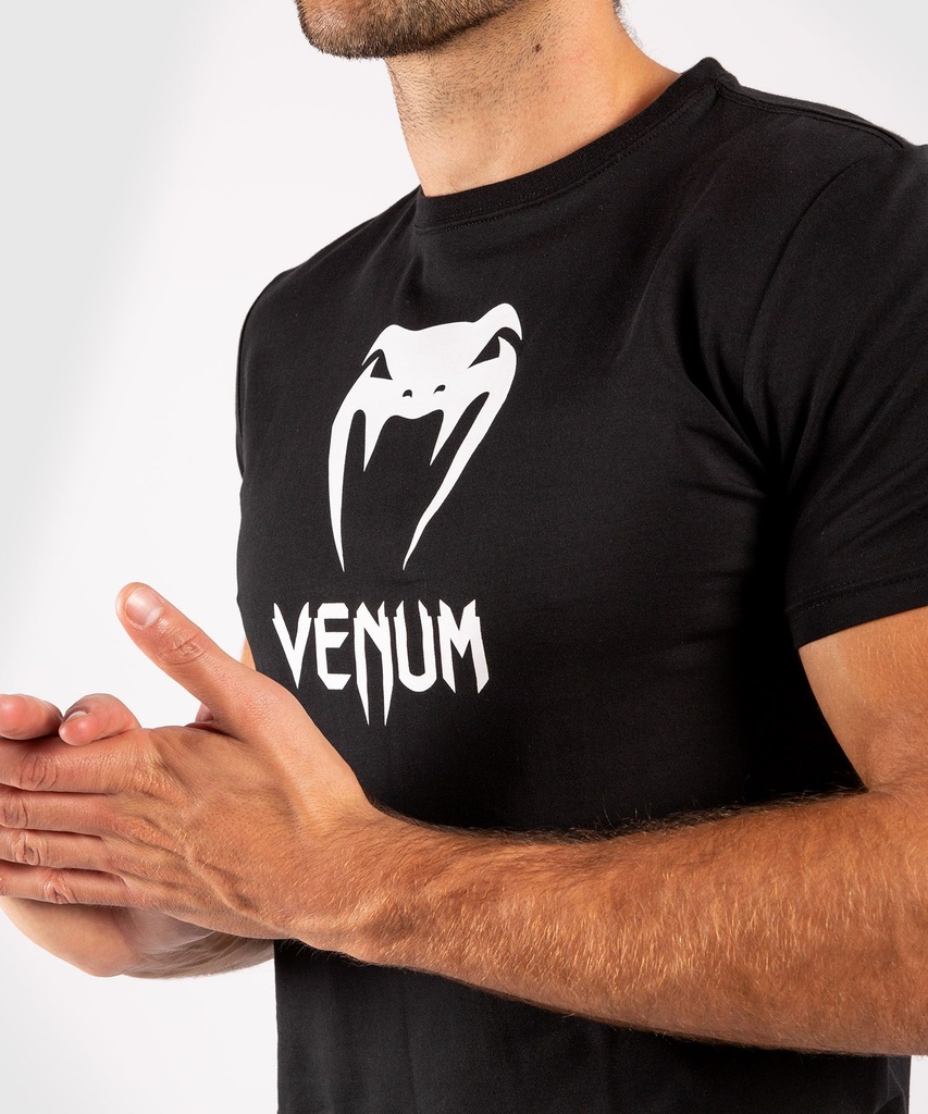 Venum T-Shirt Classic, Schwarz-Weiß 4
