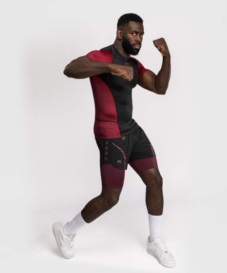 Venum Rash Guard X Assassin`s Creed Shadows, Schwarz-Rot 7