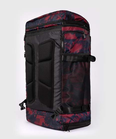Venum Sporttasche-Rucksack UFC Zenith Authentic Fight Week, Dunkelblau-Burgunderrot 3