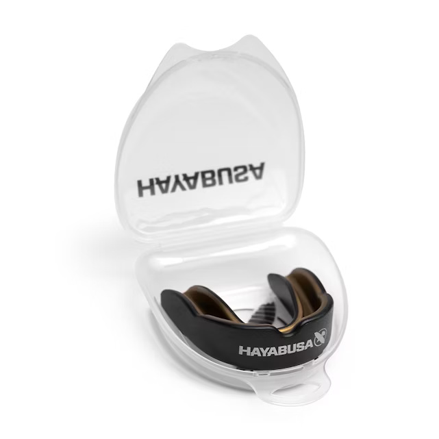 Hayabusa Mundschutz Combat, Schwarz-Gold 5