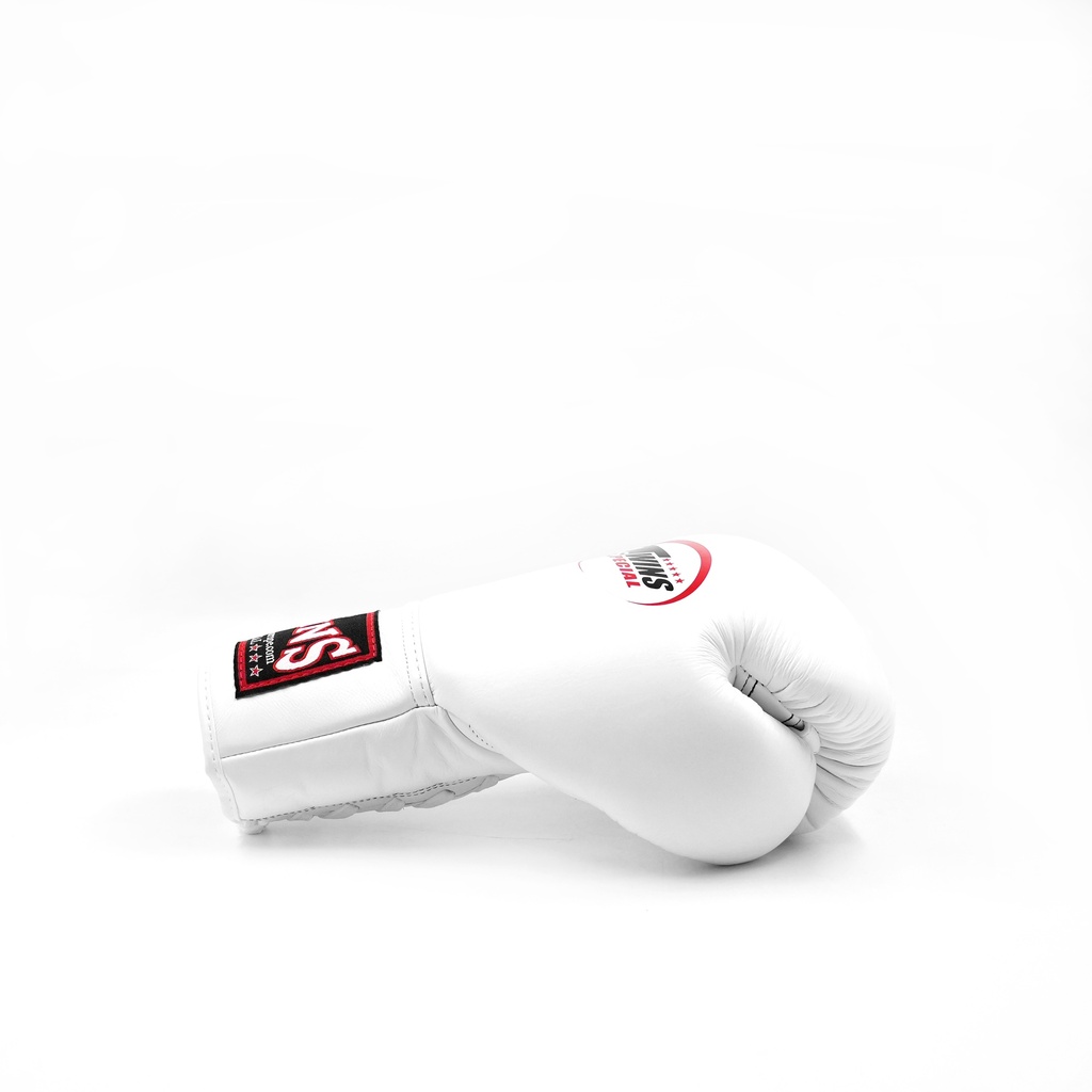 Twins Boxhandschuhe BGLL-1 mit Schnürung, Weiß 3