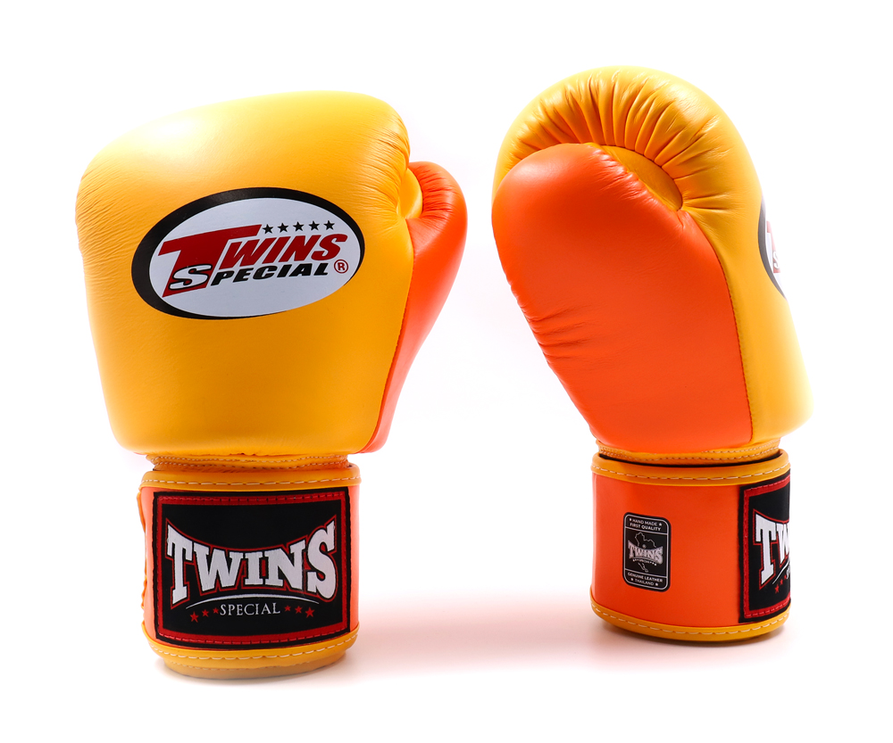 Twins Boxhandschuhe BGVL-3-2T, Gelb-Orange 2