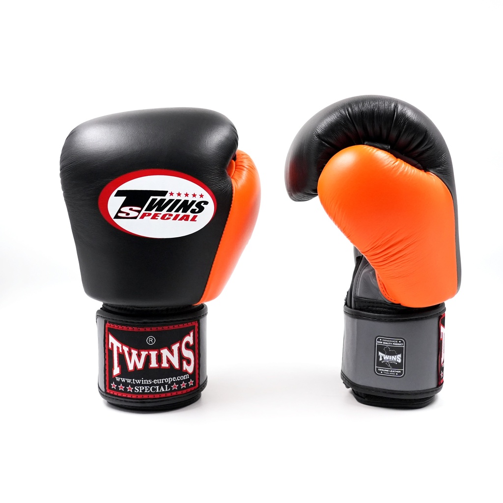 Twins Boxhandschuhe BGVL-3-3T, Schwarz-Grau-Orange 2