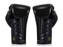 Fairtex Boxhandschuhe Glory BGLG1 mit Schnürung, Schwarz-Gold